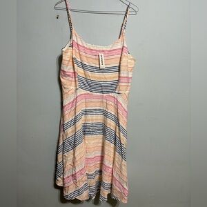 Old Navy brand Dress striped midi women’s size extra large NWT